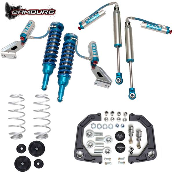 Camburg Suspension - Camburg Lexus GX470 '03-09 King 2.5 Performance Kit w/ Adj (BILLET UCA) - Kit | CAM-310157-K