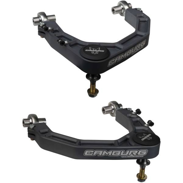 Camburg Suspension - Camburg Toyota Tundra 2wd/4wd '22-24 KINETIK V2 Performance Billet Uniball Upper Arms (GRAY) - Kit | CAM-310189-GRY