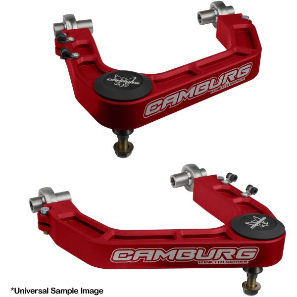 Camburg Suspension - Camburg Toyota Tacoma 2024 | Landcruiser 300 '22-23 | Lexus LX600 '22-23 KINETIK Performance Billet Uniball Upper Arms (RED) - Kit | CAM-310194-RED