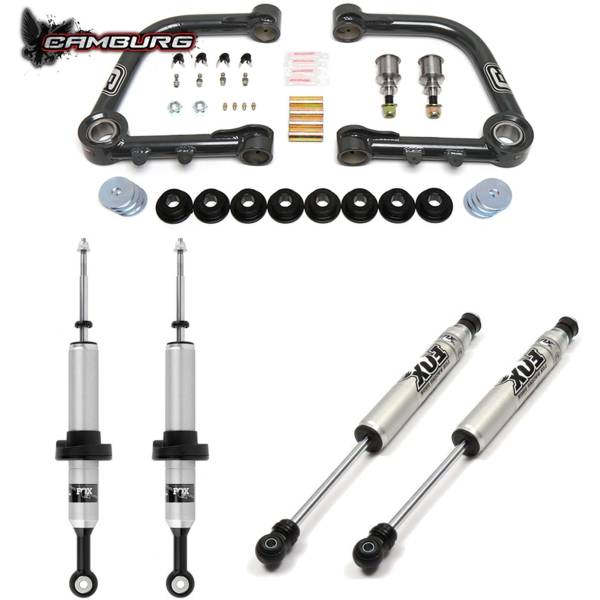 Camburg Suspension - Camburg Toyota Tundra 2wd/4wd '07-21 FOX 2.0 Performance S/R Kit (UNI UCA) - Kit | CAM-310195-U