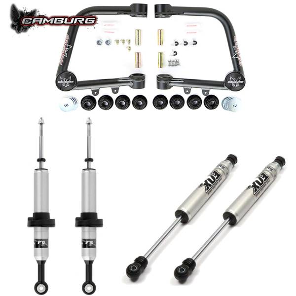 Camburg Suspension - Camburg Toyota Tundra 2wd/4wd '07-21 FOX 2.0 Performance S/R Kit (BJ UCA) - Kit | CAM-310195-X