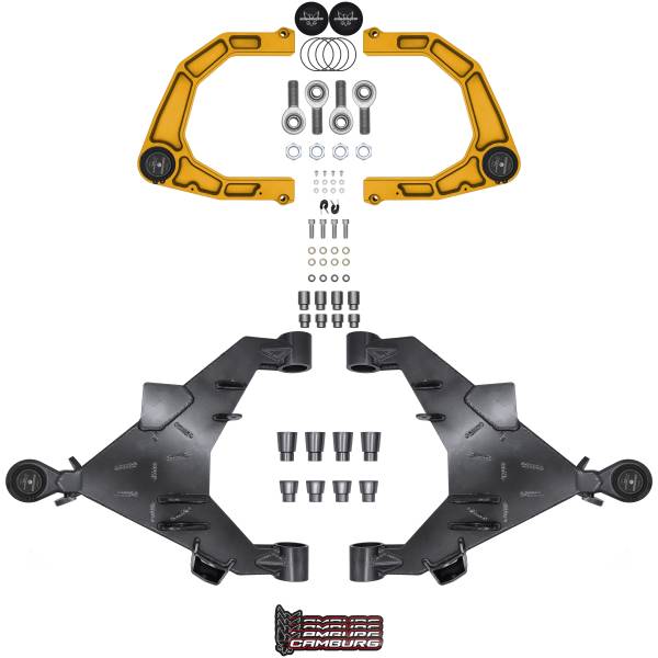 Camburg Suspension - Camburg Toyota Tundra 2wd/4wd '22-24 Trail Series L/T Kit (BILLET XJ UCA) (GOLD) - Kit | CAM-310217-KX-GLD
