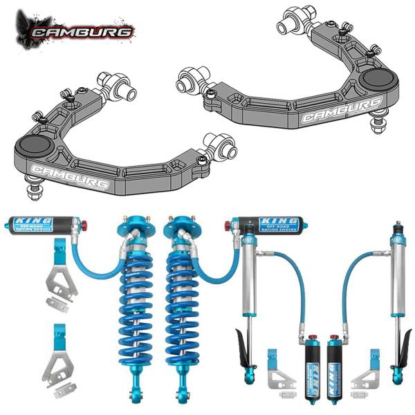 Camburg Suspension - Camburg Toyota Sequoia 2wd/4wd 2023 King 2.5 Performance Kit w/ Adj (BILLET UCA) - Kit | CAM-310221-K