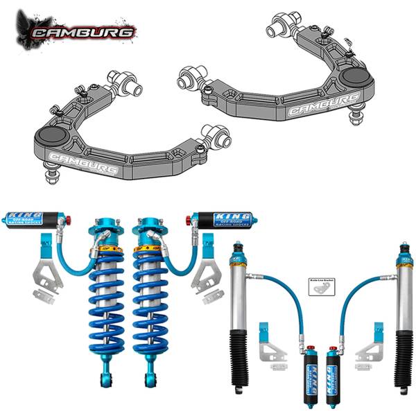 Camburg Suspension - Camburg Toyota Tundra 2wd/4wd '22-24 King 3.0 IBP Performance Kit w/ Adj (BILLET UCA) - Kit | CAM-310227-K