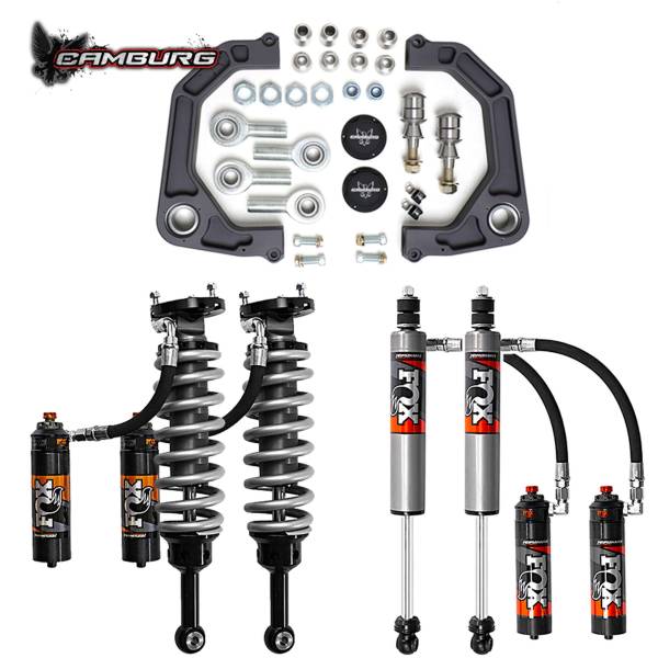 Camburg Suspension - Camburg Toyota 4-Runner '03-24 | FJ '07-14 FOX 2.5 Performance Elite Kit (BILLET UCA) - Kit | CAM-310240-K