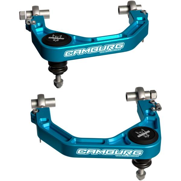 Camburg Suspension - Camburg Toyota Tacoma 2wd/4wd 2024 KINETIK V2 Performance Billet X-Joint XL Upper Arms (KING BLUE) - Kit | CAM-310277-BLU