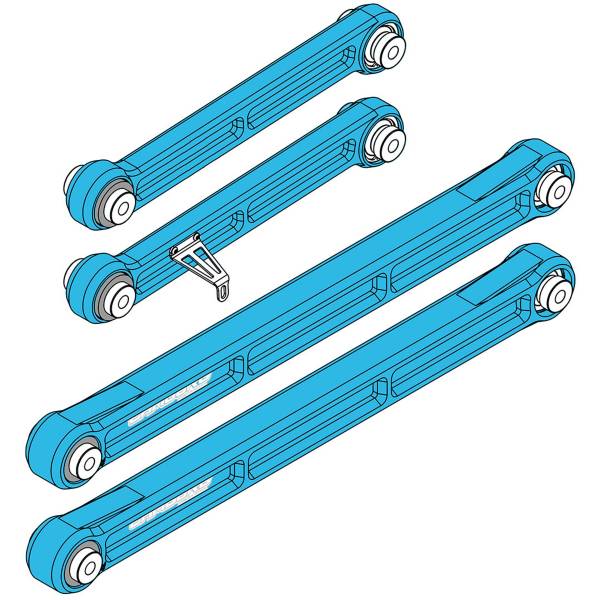 Camburg Suspension - Camburg Toyota Tundra 2wd/4wd '22-24 KINETIK Series Rear Billet Trailing Arm Kit (KING BLUE) - Kit | CAM-320029-BLU