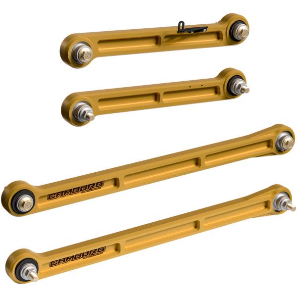 Camburg Suspension - Camburg LC250 | GX550 2024 KINETIK Series Rear Billet Trailing Arm Kit (GOLD) - Kit | CAM-320043-GLD