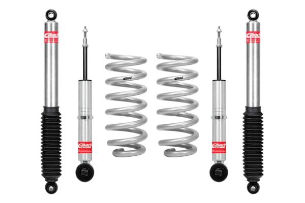 Eibach Springs - Eibach Springs Set of 4 Shocks + 2 Front Springs 2014 to 2018 GMC Sierra 1500 | E80-23-006-02-22