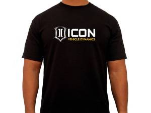 ICON R&D-Logo Tee – Black, Large