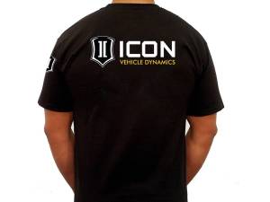 ICON Vehicle Dynamics - ICON Standard-Logo Tee – Black, XXXL - Image 2