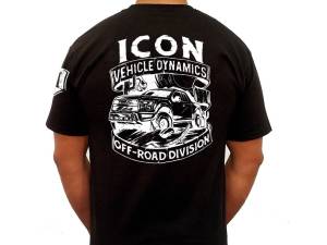 ICON Vehicle Dynamics - ICON Western-Logo Tee – Black, Medium - Image 2