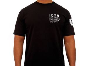 ICON Western-Logo Tee – Black, Extra Large