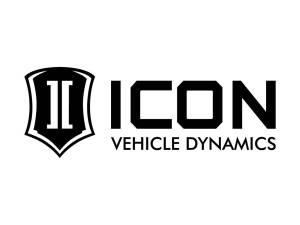 ICON Vehicle Dynamics Standard Logo Sticker, Black, 12” Wide, STICKER- STD 12 IN B