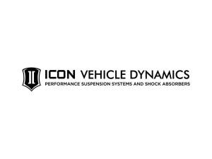 ICON Vehicle Dynamics Tagline Sticker, Black, 18” Wide, STICKER-TAGLINE 25 IN B