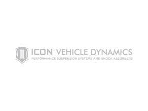ICON Vehicle Dynamics Tagline Sticker, Silver, 18” Wide, STICKER-TAGLINE 25 IN S
