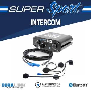 2 Person - 364 Super Sport - Communication Intercom System with Helmet Kits | 364-SS-2PHK