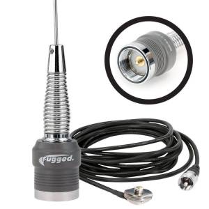 VHF Antenna Kit with 1/2 Wave No Ground Plane (NGP) Antenna & NMO Mount | ANT-SPARE-KIT-V