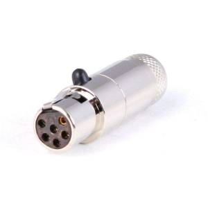 6-Pin Female Mini XLR Connector TA6FL | C6P-FL