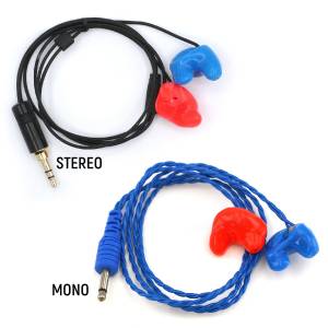 Challenger Semi-Custom Molded Ear Bud Speakers with 1/8 Plug Stereo | CHALLENGER-SEMI-STEREO