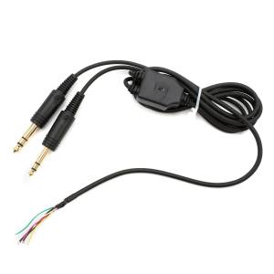 Replacement Mono/Stereo Cable for RA900 General Aviation Pilot Headsets | CS-MH-MS