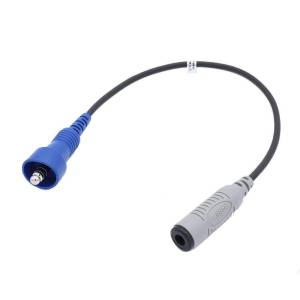 Male OFFROAD Straight Cable to Female STX STEREO or TRAX Stereo Intercom Adapter | CS-OFF-M-STX-F