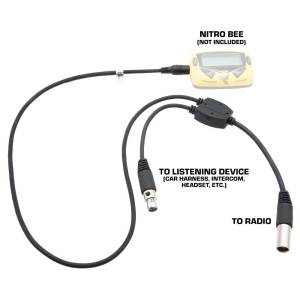 Adapter for Scanner to 5-pin Car Harness Headset or Intercom | CS-SCAN-ADPT