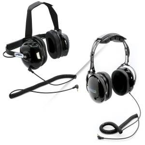 Listen Only Headsets with 3.5 mm Mono Audio Cable H20 Over-the-Head | H20-BLK