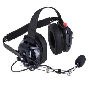 H42 Behind the Head (BTH) Headset for 2-Way Radios Carbon Fiber | H42-CF