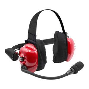 H80 Track Talk Linkable Intercom Headset - Bring The Conversation To The Circle Track NASCAR event | H80-RD