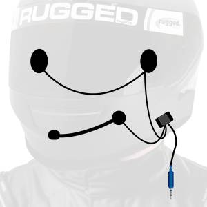 SUPER SPORT Wired Helmet Kit with Alpha Audio Speakers and Mic | HK-SPORT