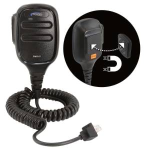 Hand Mic for RM45 & RM60 Mobile Radios with Scosche MagicMount | HM-RM60-MM