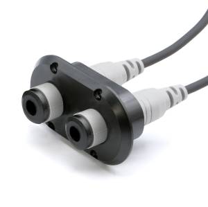 Dual Headset / Helmet Jack Flush Mount STX Stereo | JM-D-F-STX