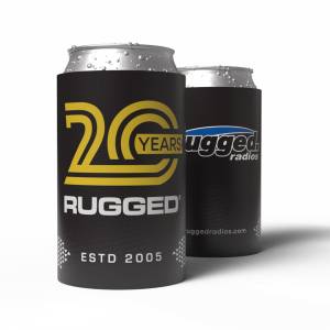 Rugged 20-Year Anniversary Koozie - Black | KOOZIE-BLACK