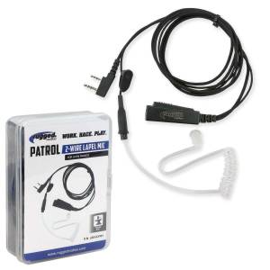 Lapel Mic - 2 Wire with Acoustic Tube for Handheld Radios | LM-HD-RH
