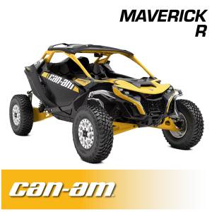 Can-Am Maverick R Complete Communication Kit with Rocker Switch Bluetooth Intercom and 2-Way Radio 696 PLUS Remote Head / G1 GMRS | MAVR-696RS-G1-HK