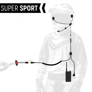 Communication Kit without Radio - Driver Only - Sport Cables - CLEARANCE With V3 - Business Band Radio | MH-KIT-SPORT-V3