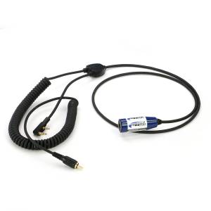 RUGGED Wired MOTO MAX Motorcycle Harness with Pre-Wired 2-Pin Rugged Handheld Radio Connector | MH-O-RCA-K