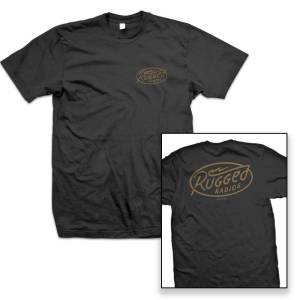 Rugged Radios BOLT T-Shirt - Black Extra Large | MS-BOLT-BLK-XL
