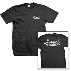 Rugged Radios SCRIPT T-Shirt - Black Medium | MS-SCRIPT-BLK-MD