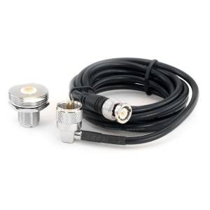 7 Ft Antenna Coax Cable Kit with BNC Connector for handheld radios - by Rugged Radios | NMO-RACE-BNC