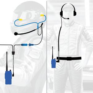 RUGGED Wired Driver and Crew Chief Racing Kit with R1 Radios | OFFROAD-R1