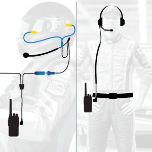 # OFFROAD Driver and Crew Chief Racing Kit with R1 Radios OFFROAD / RDH16 / Black | OFFROAD-RDH-U