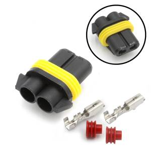 Waterproof Power Plug Connector Kit (Female) – Upgrade or Replacement | PLUG-WP-RM-F