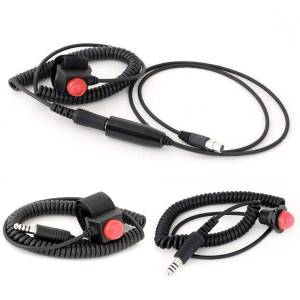 Quick Disconnect Push to Talk Buttons Complete Hole Mount Quick Disconnect PTT Kit | PTT-HM-QD-KIT