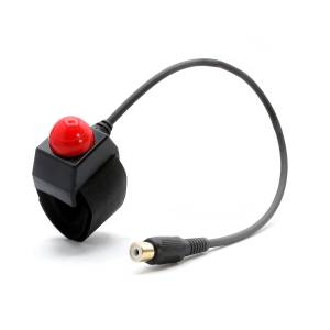 MOTO MAX and Super Sport Velcro-Mount Push-to-Talk with RCA Connector | PTT-MC-VM-RCA