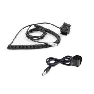 Velcro Mount Push to Talk (PTT) Buttons for Intercoms Passenger PTT - Straight Cord | PTT-VM2-SC