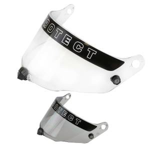 Pyrotect Helmet Shield for SA2020 Helmets - Silver Chrome - CLEARANCE Light Smoke | PYRO-SHIELD-SA20-LT