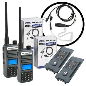 GREAT OUTDOORS PACK - GMR2 PLUS - GMRS / FRS Two Way Handheld Radios with Accessories | RUGGED-OUTDOOR-PACK