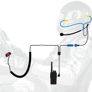 RUGGED Wired Driver Only Communication Kit with RDH16 Radio Kit with Earbuds | SS-KIT-RDH-U
